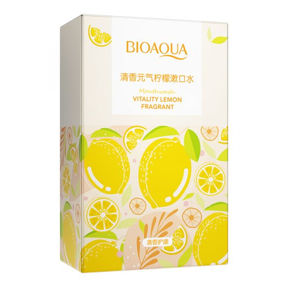 Refreshing mouthwash with lemon flavor BIOAQUA.(90843)